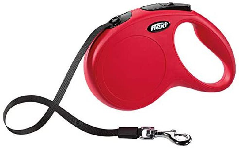 Flexi Classic Cinta Correa Roja Extensible para perros thumbnail