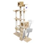 Rascador con poste para gatos color Beige, , large image number null