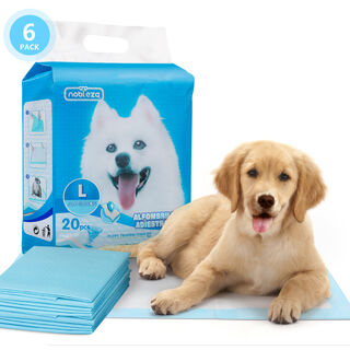 Nobleza 120 Empapadores Alfombrilla higiénica de Entrenamiento Ultraabsorbente para perros