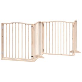 VidaXL Puerta Plegable Madera para Perros