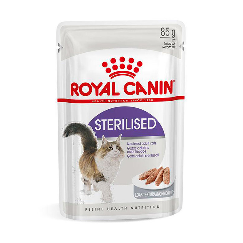 12 sobres x 85 g Royal Canin Sterilised Paté sobre para gatos ¡Pack ahorro!