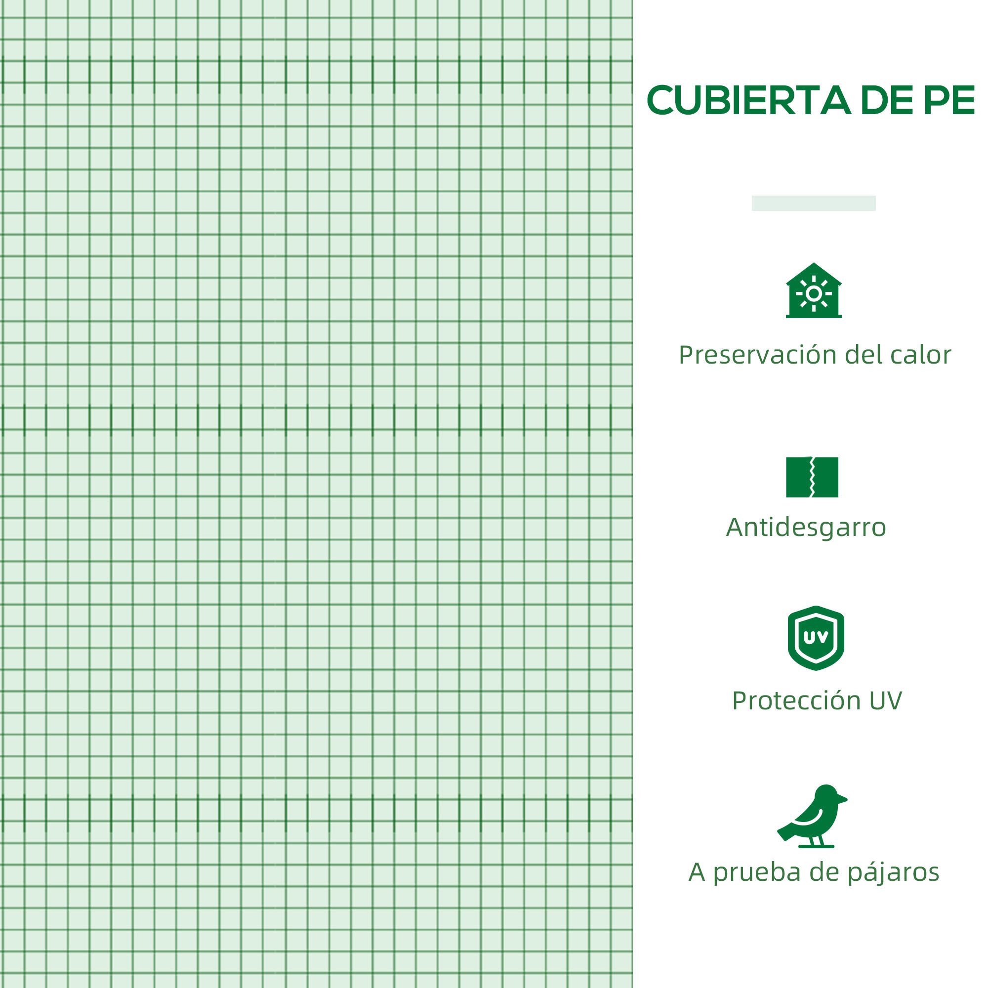 Outsunny Mini Invernadero Verde thumbnail