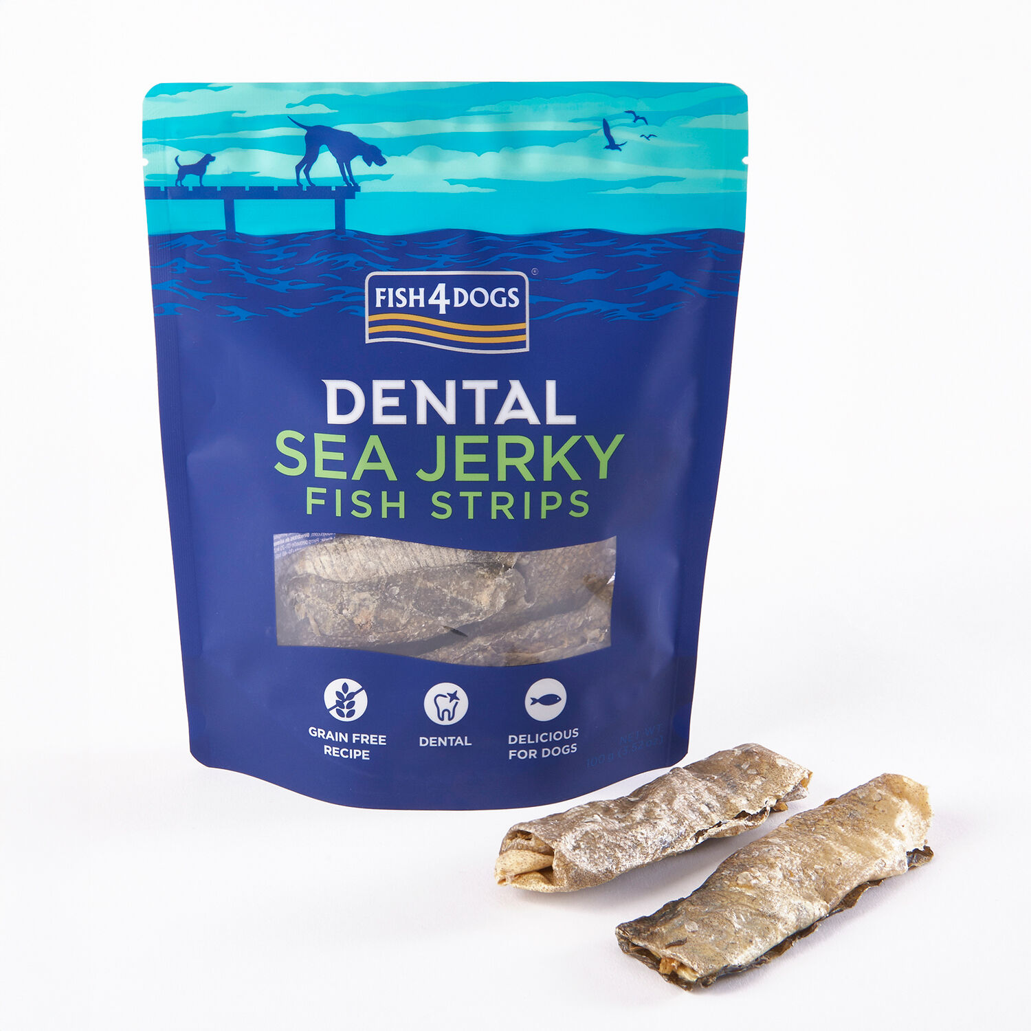 Fish4Dogs Snack dental Strips para perros