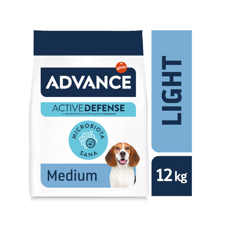 12 kg Advance Active Defense Medium Light Pollo y Arroz pienso para perros, , large Imagen numero 2