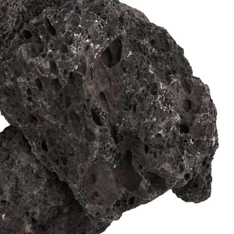 vidaXL Rocas volcánicas negras 10 kg 10-30 cm, , large image number null