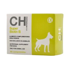 Super Biotin B 60 comprimidos Suplemento nutricional para perros Chemical Ib&eacute;rica