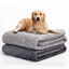 Nobleza 2 Piezas de Paquete Manta de Felpa Suave para Perros Gatos, Manta Gruesa Mejorada para Perro, Mantas Mullida para Perros y Otras Mascotas, Manta Perro, Lavable, Gris Oscuro y Claro, 120x100 cm, , large indicador imagen numero 1