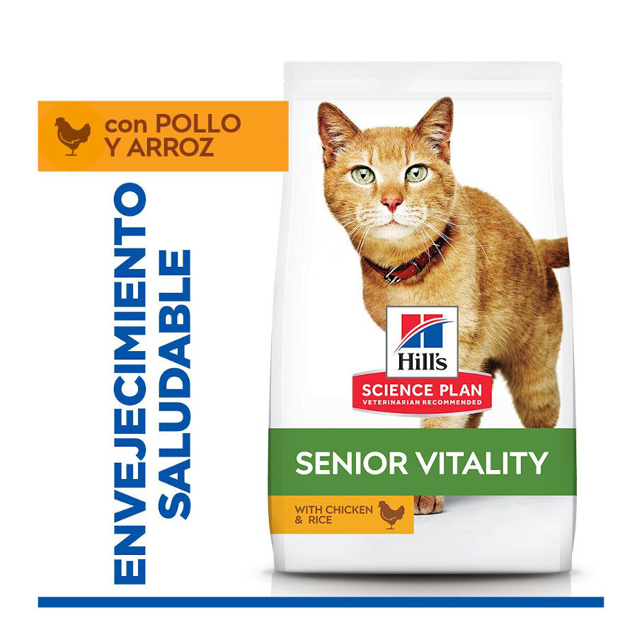 1.5 kg Hill's Science Plan Youthful Vitality Pollo pienso para gatos, , large Imagen numero 2