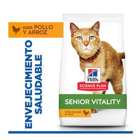 Hill's Science Plan Youthful Vitality Pollo pienso para gatos