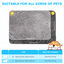 Nobleza 2 Piezas de Paquete Manta de Felpa Suave para Perros Gatos, Manta Gruesa Mejorada para Perro, Mantas Mullida para Perros y Otras Mascotas, Manta Perro, Lavable, Gris Oscuro y Claro, 120x100 cm, , large indicador imagen numero 3