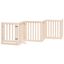 vidaXL Puerta para perros plegable 6 paneles madera de álamo 300 cm, , large indicador imagen numero 6