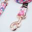 Baona correa qawra multiposición de nylon reciclado rosa para perros, , large indicador imagen numero 2