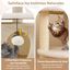 COSTWAY Árbol para Gatos, Torre para Gatos con Condominio y Percha Acolchada, Postes de Sisal para Rascar, Bola Colgante con Campana, Plataformas de Salto, Escalera, Base Ancha Estable (Blanco), , large indicador imagen numero 3