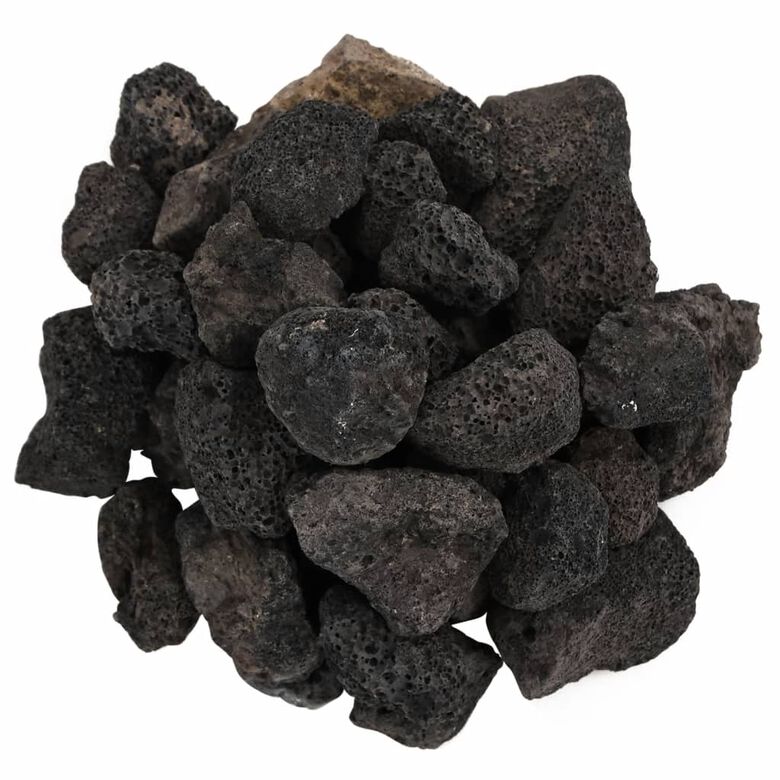 VidaXL Rocas Volcánicas Negras 10 Kg 3-5 Cm para acuario thumbnail