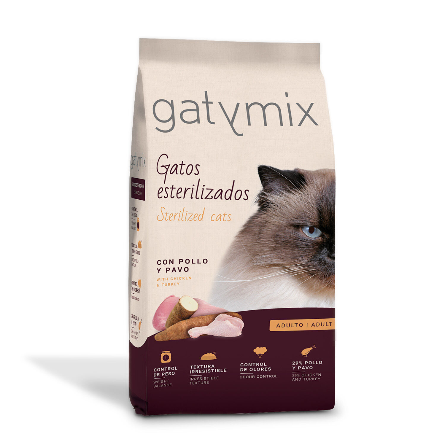 Gatymix Esterilizado Pollo 1,5KG, , large Imagen numero 1