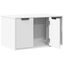 vidaXL Mueble arenero para gatos madera ingeniería blanco, , large indicador imagen numero 4