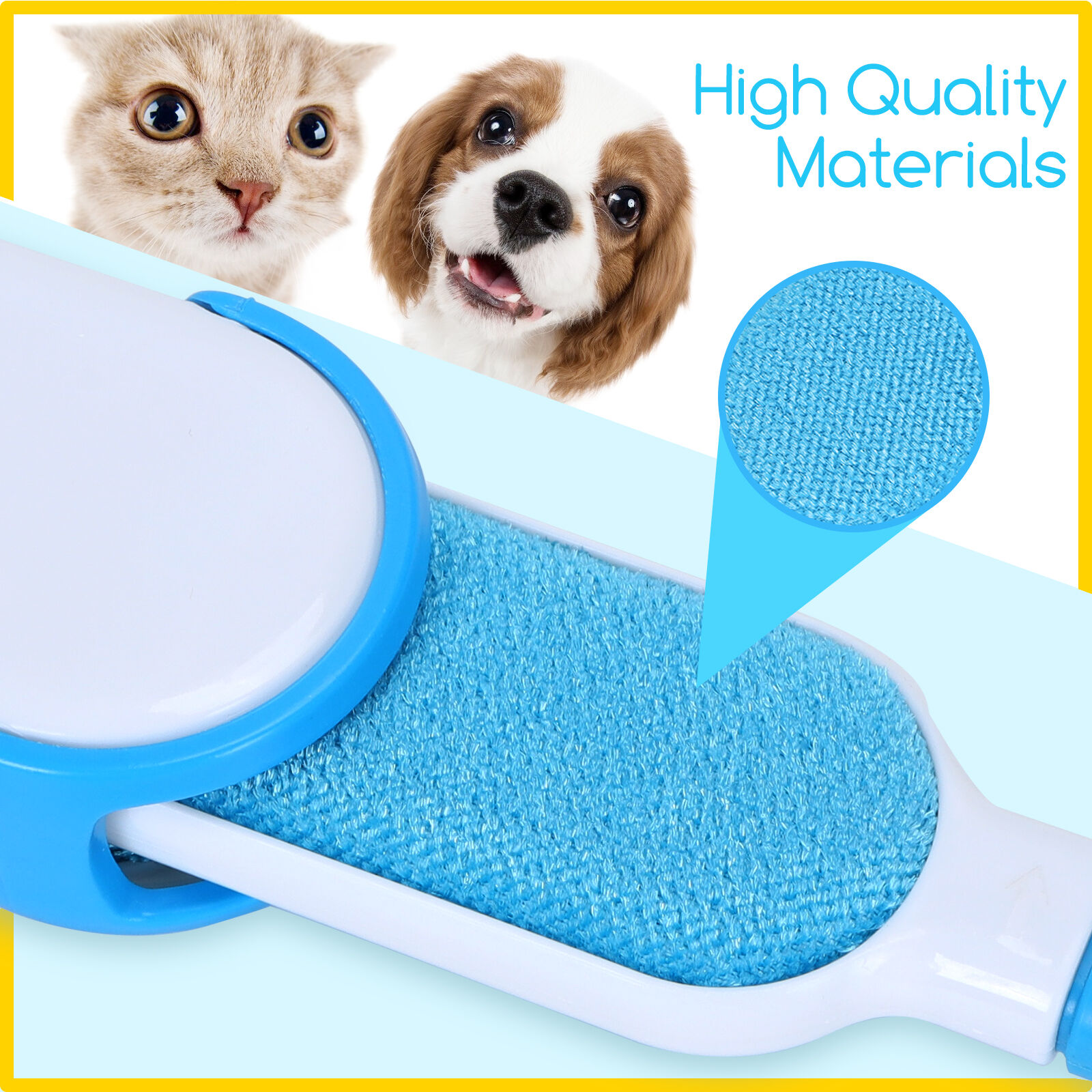 Quitapelos para Mascotas, Removedor de Pelo para Mascotas Cepillo de Limpieza Removedor de Pelaje para Perro y Gato, Lavable y Reutilizable Animales Cepillos Depilaci&oacute;n, , large Imagen numero 5