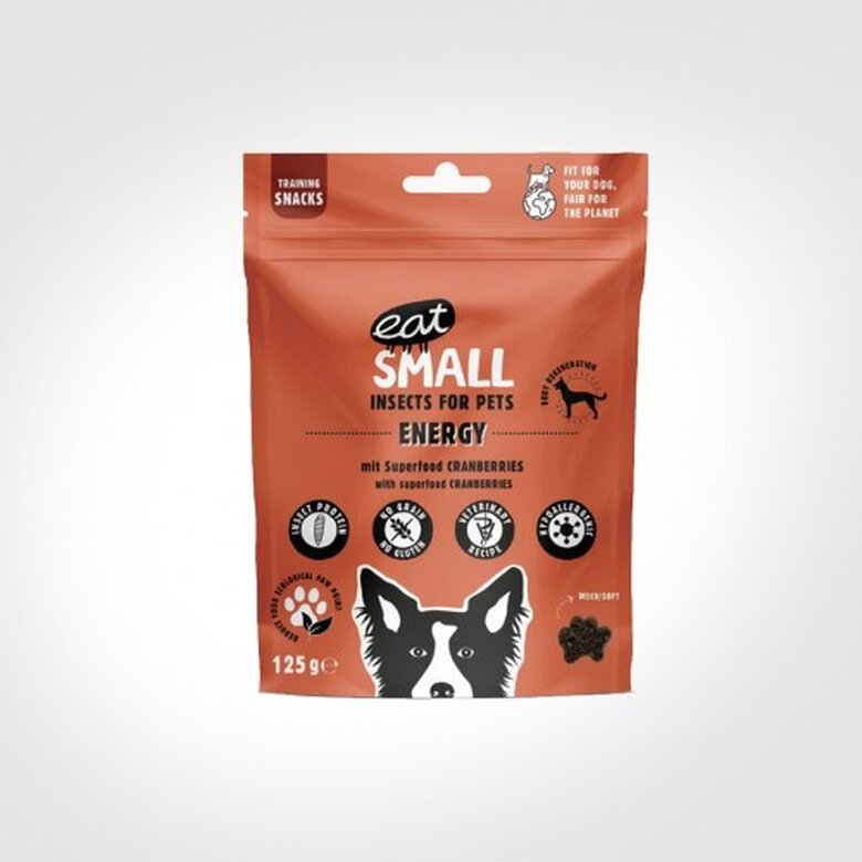 Eatsmall snack energético con proteína de insecto para perros, , large image number null