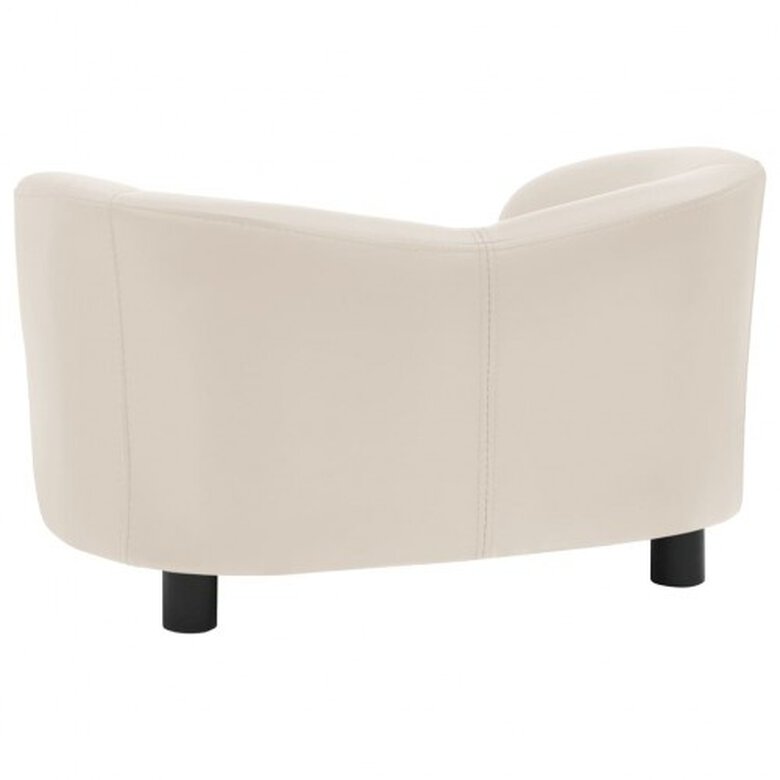 Vidaxl sofá de cuero crema para perros Tiendanimal