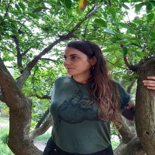 Camiseta perezoso mujer color Verde thumbnail