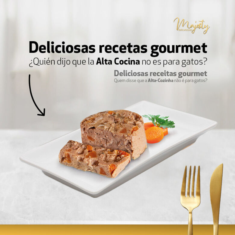 Majesty Adult Terrine Atún y Tomate lata para gatos thumbnail
