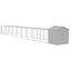 vidaXL Gallinero con corral acero galvanizado gris claro 117x609x123cm, , large indicador imagen numero 12