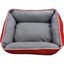 Cama Cuna Cuadrada Bicolor Reversible T3 60x50  Rojo/Gris, , large indicador imagen numero 4
