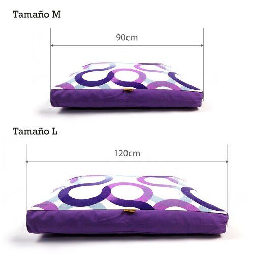Colch&oacute;n para perros The Pet Lover Aros color lila, , large Imagen numero 3