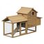 Gallinero PawHut  para jardín con zona exterior e interior de madera, , large indicador imagen numero 1