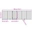 vidaXL Puerta para perros plegable 6 paneles madera álamo marrón 300cm, , large indicador imagen numero 5