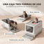 PawHut Arenero para Gato Gris claro, , large indicador imagen numero 5