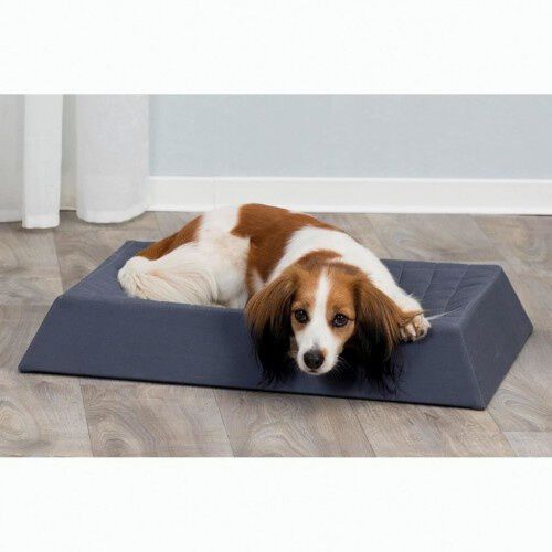 Cama de tapicer&iacute;a de tela para perros color Gris, , large Imagen numero 2