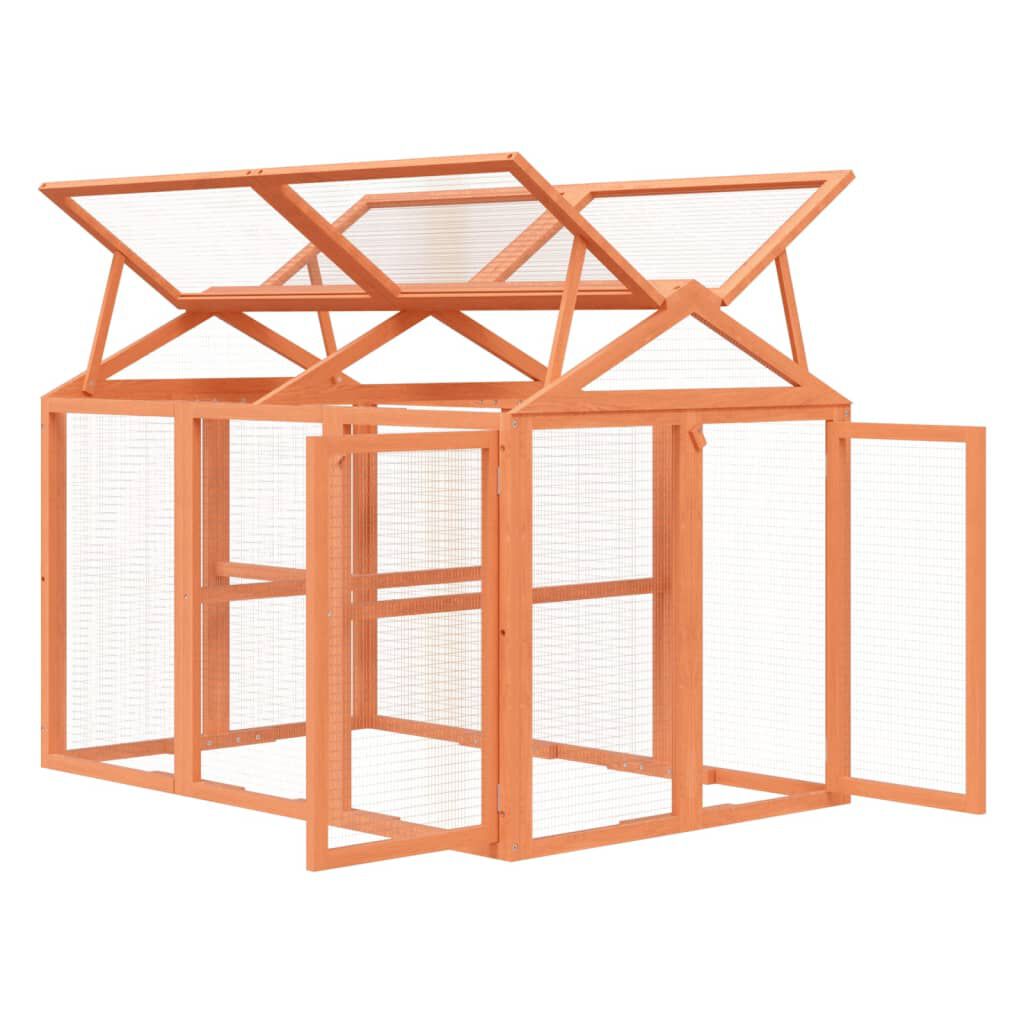 VidaXL Corral madera pino maciza para animales thumbnail