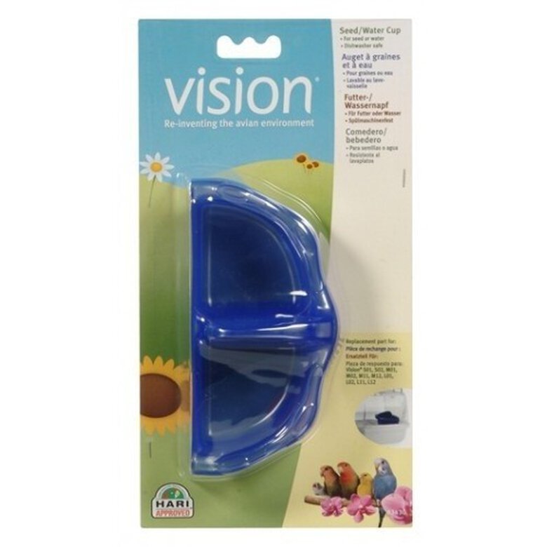Tazas para semilla/agua Vision color Azul, , large image number null
