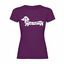 Camiseta mujer "Soy fan de mi perro" color Morado, , large indicador imagen numero 1