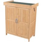 Cobertizo de madera Outsunny para jardín color Marrón, , large image number null