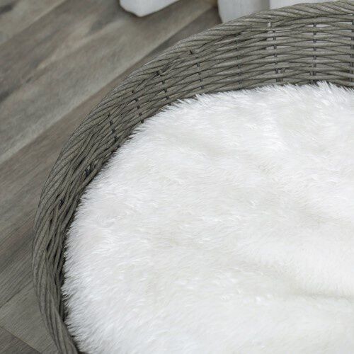 PawHut cama de mimbre para mascotas, , large Imagen numero 3