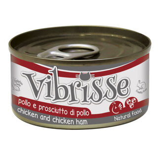 Croci Vibrisse Pollo y Jamón lata para gatos 