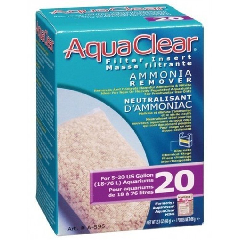 Eliminador de amonio Aquaclear Zeolita 20, , large image number null