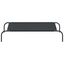 vidaXL Cama elevada para perros negra tela Oxford y acero, , large indicador imagen numero 4