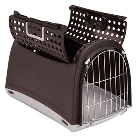 IMAC Linus Cabrio Transportín marrón para Perros y Gato