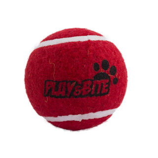 Play & Bite Pelota de Tenis Roja para perros