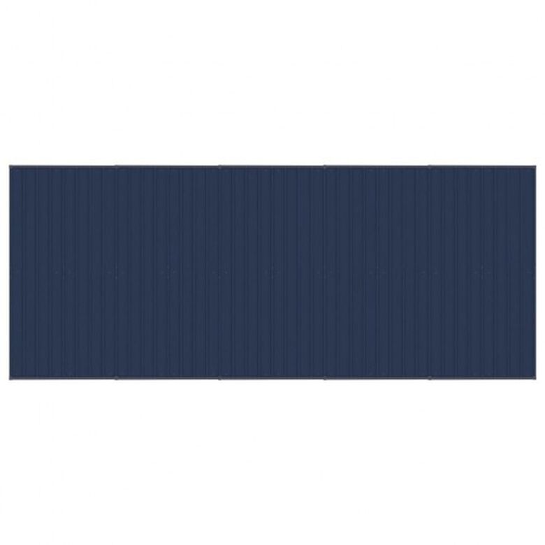 Vidaxl perrera con techo protector negro para perros thumbnail