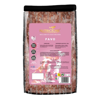 Nutricione menú completo sabor pavo para perros
