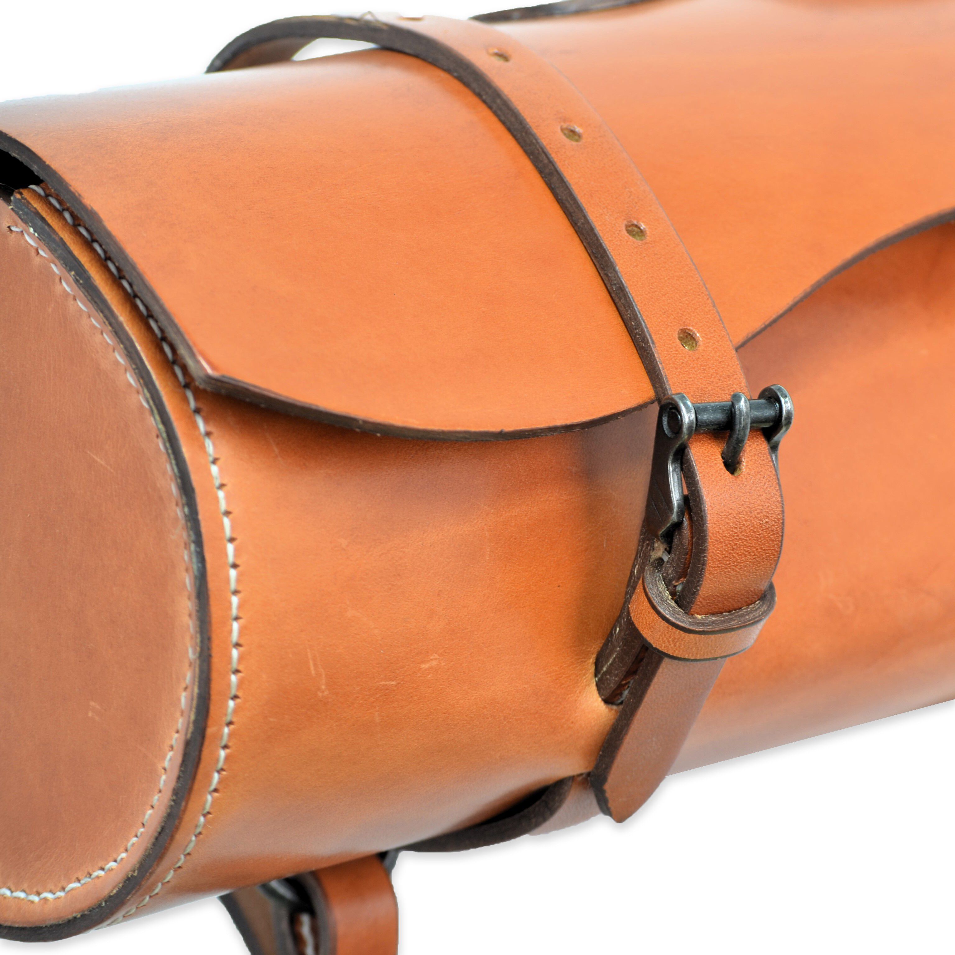 PortaCapote Premium | Piel de Ternera, Hebilla de Fragua | Color Avellana | Equipamiento para el caballo | Producto de Guarnicioner&iacute;a | Tradici&oacute;n artesana | Los Nietos, , large Imagen numero 3