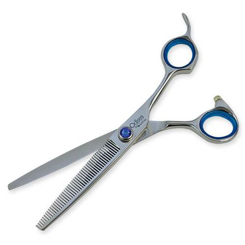 Ibañez Odisea tijera esculpir mediana peluqiería canina para perros y gatos thumbnail