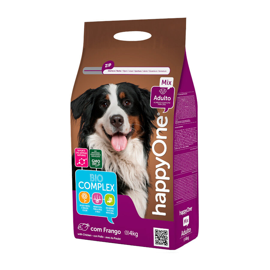 4 kg happyOne Mix Adult de Pollo pienso para perros, , large Imagen numero 1
