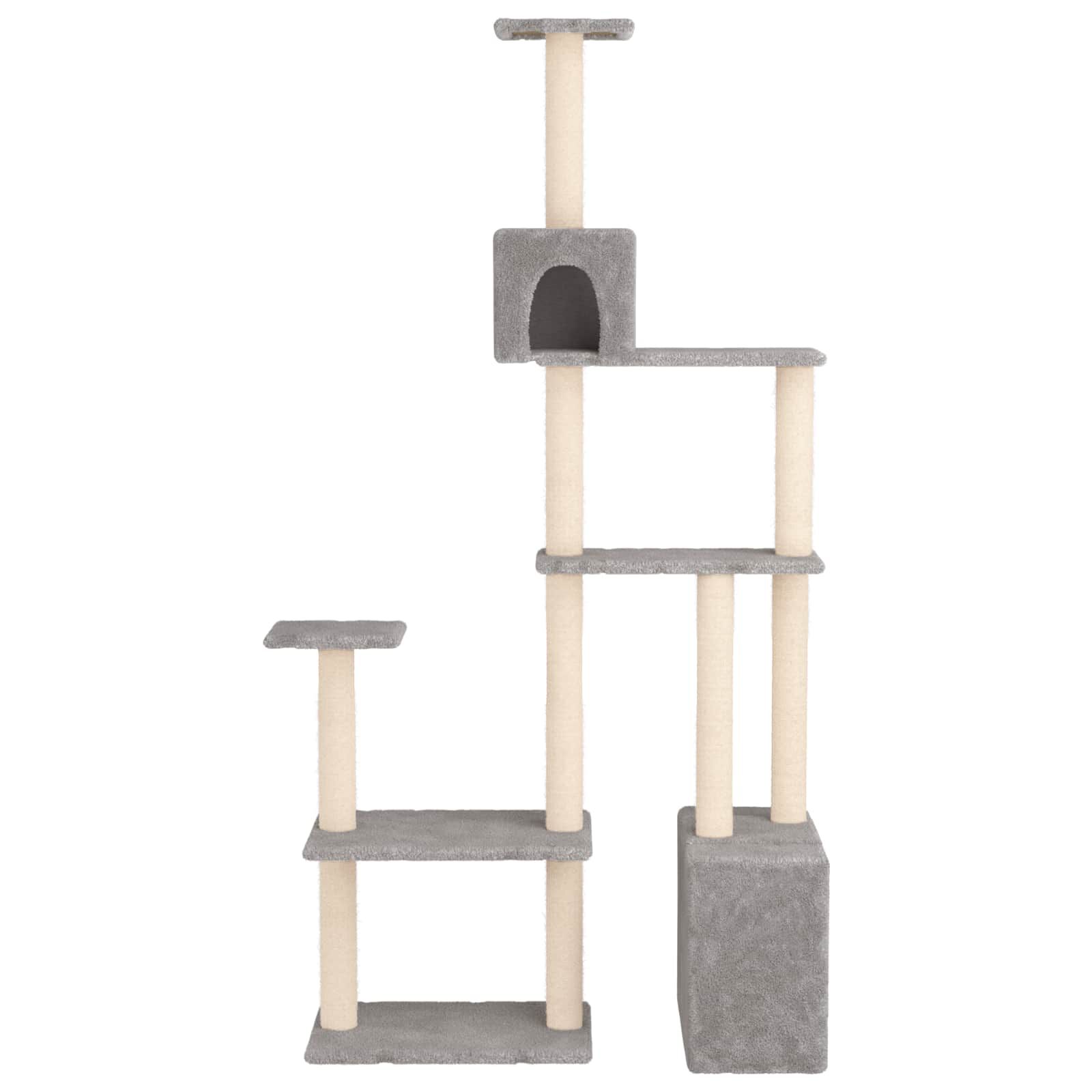 vidaXL &Aacute;rbol para gatos con postes de sisal &Aacute;rbol rascador Torre Juego Gatitos, , large Imagen numero 3
