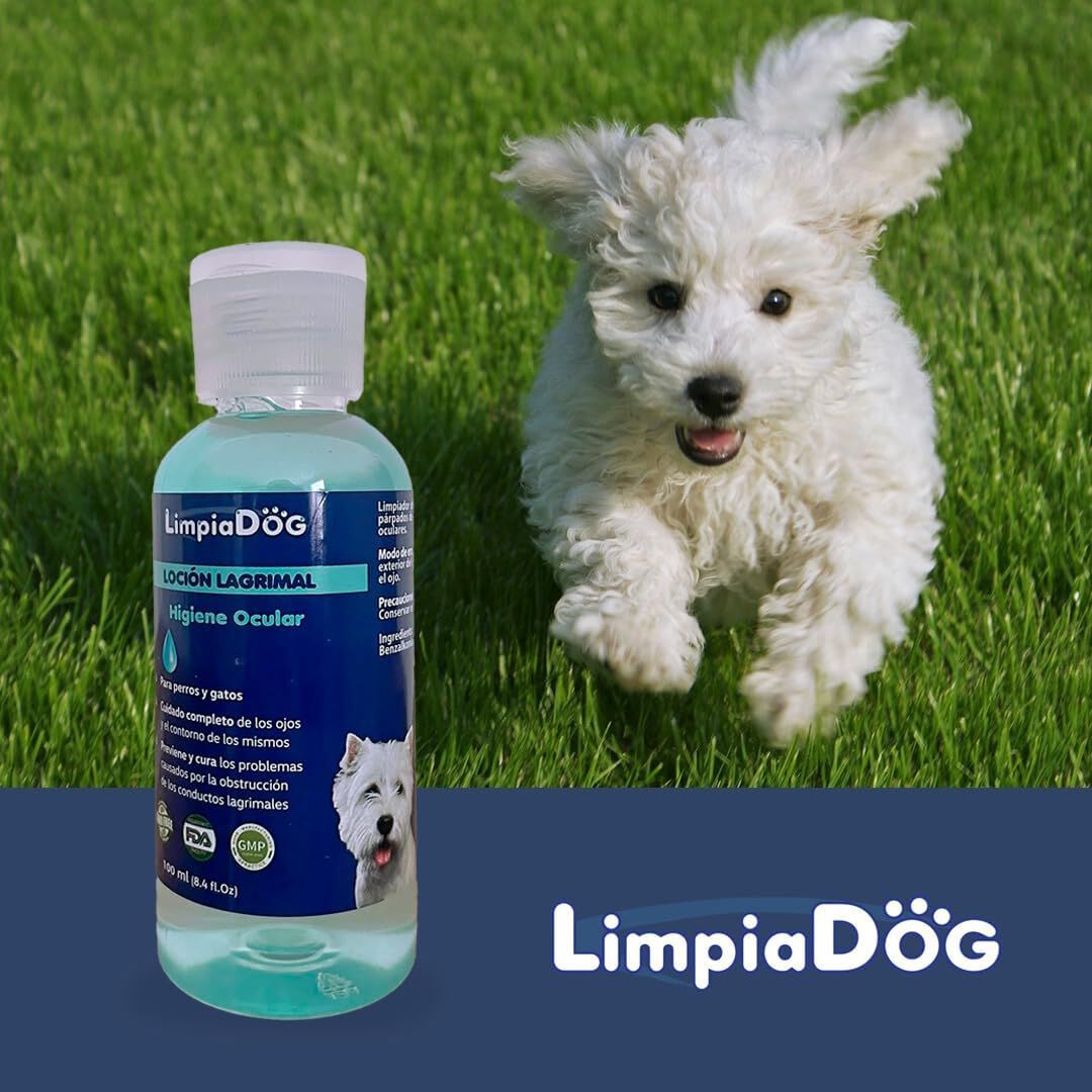 Limpiadog Limpiador lagrimal Miradas Radiantes: Limpiador de Ojos y lagrimales para Mascotas Perros y Gatos 100 ml, , large Imagen numero 2