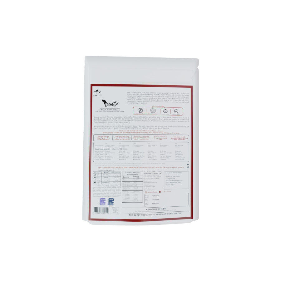 Delicias de carne seca: pollo y manzana (50 g/1,76 oz), , large Imagen numero 2